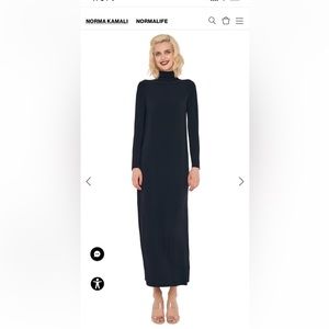 Norma Kamali long black dress